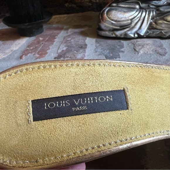 Vintage Louis Vuitton Runway Suede Platform Heels - Picture 7 of 15